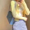 이브닝 가방 XIUYA 가을 빈티지 숄더백 한국 패션 여성용 달콤한 단색 핸드백 2022 PU 가죽 캐주얼 숙녀 Bagsevening
