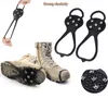 IJs antislip Sneeuwschoen Spikes Grips Cleats Crampons Winter Klimmen Veiligheid Tool Antislip Schoenen Cover Outdoor Crampones