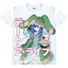 Аниме Date A Live Tokisaki Kurumi Повседневная футболка DIY Топы на заказ Топы с короткими рукавами Летняя забавная футболка 220609