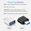 USB C To OTG-адаптер Type-C в USB-Female Converter для MacBook Pro, iPad Air 4 4th 5th Mini 6-го 6-го поколения, Microsoft Surface GO, Samsung Galaxy S20 S21 S22, Tab S7 S8