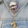 Pinos broches mangá japonês gojo satoru anime fofo pin badge cartuns colar lapela para decoração de mochila jóias presentes de jóias kirk22