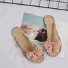 Slippers Summer Shoes Женщина мода красочная бриллиантовая бабочка на свежем воздухе в приморских женщинах шлепанцы пляж Cool Women 220530