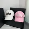 볼 캡 22ss 여성 남성 디자이너 Casquette Denim 단색 편지 모자 야외 여행 모자