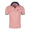 Roger Federer Herren Poloshirt F Letter Print Golf Baseball Tennis Sport Polo Top TShirt 220719