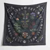 Moon Phase Carpet Wall Hanging Plant Celestial Flower Hippie Decoration Starry J220804