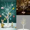 Nachtlichten Pasen Simulatie Berk Tree Led Light Home Festival Decoratie Geschenklamp Desk Ornament Up Twig W/24 LEDSNACHT Lichten Nacht