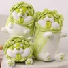 Nieuwe stijl schattige Japanse groentehond knuffelt creatieve steenkool shiba inu kussen knuffelende dieren babypoppen cadeau j220704