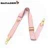 BAMADER Adjustable Canvas Bag Strap Plus Coin Purse Leather Cowhide Women luxury Replace Bag Strap Webbing Wide Shoulder Strap 220423