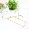 Nordic Style Metal Hanger Handdoek Hanger Rose Gold Bad Handdoek Voor Badkamer Kleding Closet Storage Rack CCE13988