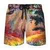 Heren shorts Casual Men Pants Trendyol schilderen Running Heren kleding Kleding Oversize Basketball Sports Summer Man Rokmeen's