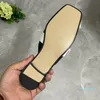 2022-Women Half Slippers с подлинной кожаной подошвой красивой внешний вид удобный ощущение ноги