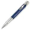 M Rollerball Ballpoint Pen Great Writer Edition Mark Twain Black Blue Wine Red Red Engrave met serienummer 0068/8000