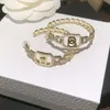 Projektant mody Kolczyki luksusowy duży złoty srebrny koło obręczy stadnina holownika holderdoub -podwójna biżuteria Kobiety 925 Srebrna igła Diamentowa odzież ucha dziewczyny