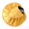 Berets Summer Sun Hat With Pearl Adjustable Big Heads Wide-brimmed Beach UV Protection Packable Visor WithBerets