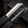 Survival Double Action Automatisk kniv D2 Blade T6061 Aviation Aluminiumhandtag utomhus Taktiska knivar Camping Wild Knife EDC Tools