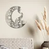 Party Supplies Ramadan Mirror Stickers Gold Silver Muslim Islam Eid Mubarak Festival Home Decoration