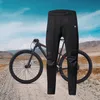 Сантические мужские велосипедные брюки Зимний флис тепловые велосипедные колготки ветропроницаемые отражающие брюки MTB Men Sport Bunders Asain Размер 220509