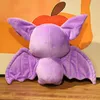 Dark Series Plush Bat Toy Pentacle Moon Doll Fylld Gotisk Rock Style Bag Halloween Kids Home Decor 220409