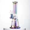 Heady Glas 작은 문자 꽃 Hookahs Showehead Perc Rainbow Coloful Dab Rigs Water Bong Water Pipes Oil Rig With Banger Bowl ZDWS2005