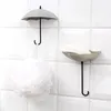 3pcs/lot işaretsiz yumruksuz şemsiye kancası kendi yapışkan kanca duvar kapısı giysi askısı anahtar askısı kanca banyo mutfak rafı