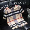Summer new Men's T-Shirts ice silk short-sleeved plaid printing letter printing designer youth trend large size S-XXXL 88