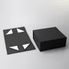 Foldable Black White Hard Gift wrap Box With Magnetic Closure Lid Favor Boxes Children's Shoes Storage Box Fedex