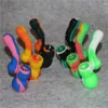 Newest Silicone Tobacco Smoking Pipes Mini Water Hookah Bong Multi Colors Portable Shisha Hand Pipes