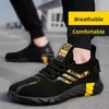 Design Safety Work Shoes для мужчин, противодействующей безопасности, рабочие ботинки Men Construction Safety 220411