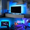 5V 5M USB Cable Power LED strip light lamp SMD 3528 Christmas desk Decor tape For TV Background Lighting5256386