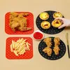 Silicone Mat Air Fryer Accessories Baking Mat Tray Fried Pizza Chicken Basket Pad Pot Round Replacemen Grill Pan