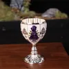 30ml Retro Creative Small Beverage Cup Gold Gold European Wine Glass Home Bar Acessórios 220727