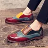 bunte oxford -schuhe