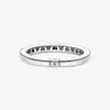 Nouvelle marque 925 en argent Sterling Logo coeurs bague pour femmes anneaux de mariage bijoux de mode