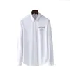 Herenkleding Shirts BBERRY POLKA DOT Heren Designer Shirt Herfst Lange Mouw Casual Mens DRES Hot Style Homme Kleding M-3XL # 125