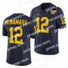 جيمس 2021 Orange Bowl Michigan Football Jersey J.J. مكارثي إيدان هتشينسون كادي ماكنمارا حسن هاسكينز ديفيد أوجابو دونوفان إدواردز تشارلز