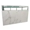 White Freezer Marble Glass Showcase Refrigerated Chocolate Display Fridge