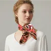 Scarves 53cm Neck Scarf Design Tiger Print Square Bandana Ladies Kerchief Soft Silk Headband For WomenScarvesScarves8069394