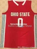 Ohio State Buckeyes #0 D'Angelo Russell Retro Basketball Jersey All Size Bordado costume Personalizar ANAM