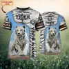Футболка с 3D-принтом «Животное тигровая шкура» на заказ, футболка высокого качества, летняя футболка с круглым вырезом для мужчин и женщин, повседневная футболка с короткими рукавами-5 220619