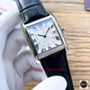 Originele doos Hoogwaardige Watch Nieuwe Versie Heren Witte Dial Eta Beweging Automatische beweging 316L 18K Rose Gold Leather Riem Bands Mens-horloges Mens-horloges