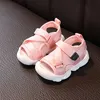 voor babymeisjes canvas peuter zomerschoenen gesloten toosto ademende baby jongens casual strand sport sandalen kinderen unisex 220607