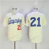 GlaA3740 Mode Herren Santurce Crabbers Puerto Rico Roberto Clemente Jersey 21 Günstige Schwarz Weiß Grau genähte Baseball-Shirts