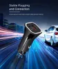 20W PD Car Charger 2in1 QC 3.0 with Type C Quick Charging Adapter Automobile Chargers for iPhone Samsung izeso izeso