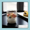 Tassen Trinkgeschirr Küche Esszimmer Bar Hausgarten Hitzebeständige Tasse Frühstück Haferflocken Klares Eis Whisky Bier Glasbecher Niedlich Dhwpu