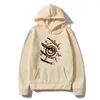 Heren Hoodies Sweatshirts Men Hoodie Sweatshirt Kurama Ninjutsu Print Harajuku Anime Streetwear Fashion Female Casual losse oversized stolsel