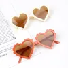 Heart Kids Sunglasses Girls Sun Glasses Baby Children Orange Red Shades Fashion Products Trends 220705