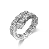 2022 Betrokkenheidsringen Luxe ring voor vrouwen CJeWeler Moissanite Aesthetic Brandjewelry8 Mens Designer Belts T Ring Paar Groothandel Diamant met doos