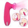 Kraftfull klitoris sucker vibrator klitoris bröstvårtan suger tungan vibrerande muntlig slickande masturbator vagina sexiga leksaker för vuxna kvinnor