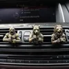 Decorazioni interne Deodorante per auto Diffusore Vent Clip Fornisce un profumo di lunga durata Vintage Ruggente Gorilla Lion Wolf