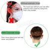 Yüz Maskesi Kanca Sundries Anti-Germe Çocuk Yetişkin Maskeleri Ayar Kemer Öğrenci Kulak Yardımcı Malzemeleri Korumak Yüzler Maske Kanca BH6288 WLY